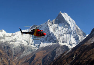 Helicopter Rescue from Manaslu Region;Helicopter; Rescue; Manaslu; Region;