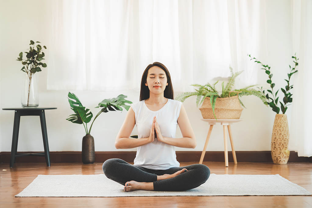 yoga meditation in nepal; namaste meaning