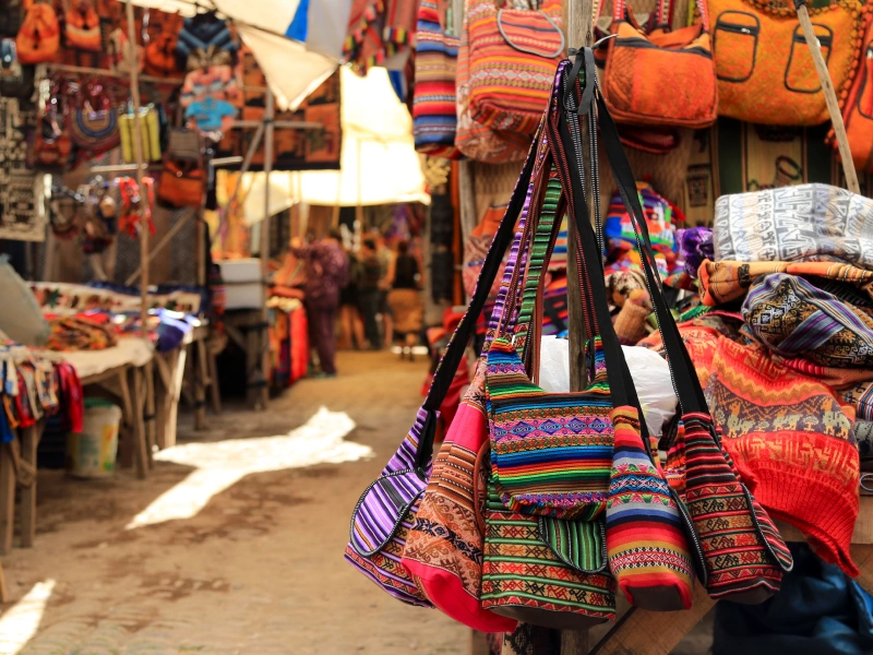 Local market in Ghandruk, showcasing Nepali culture and daily life