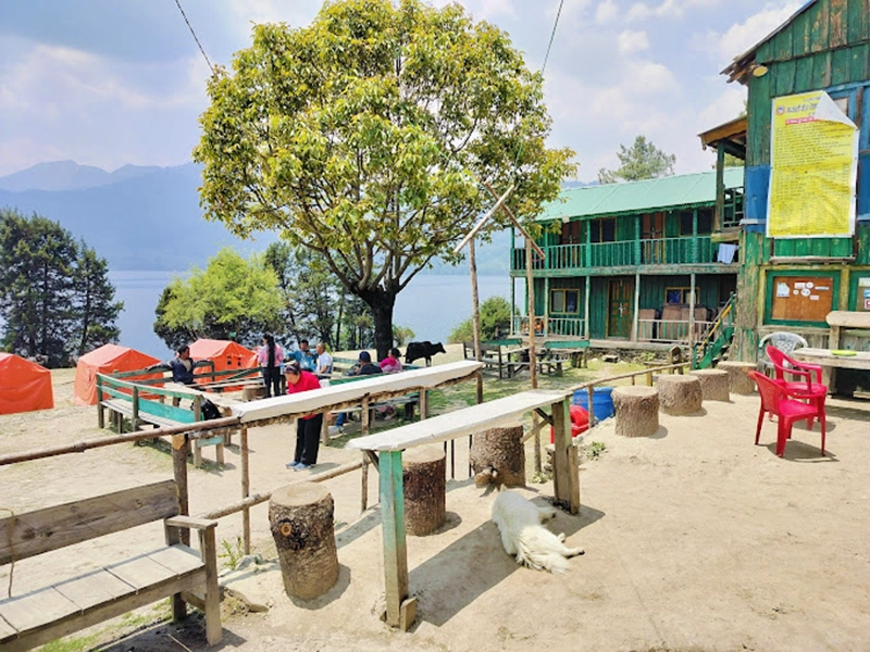 Comfortable guesthouse accommodation Danphe Hotel near Rara Lake, Mugu.