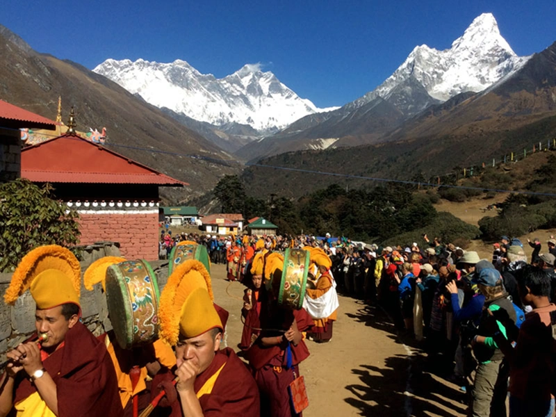 Mani rimdu festival on everest region