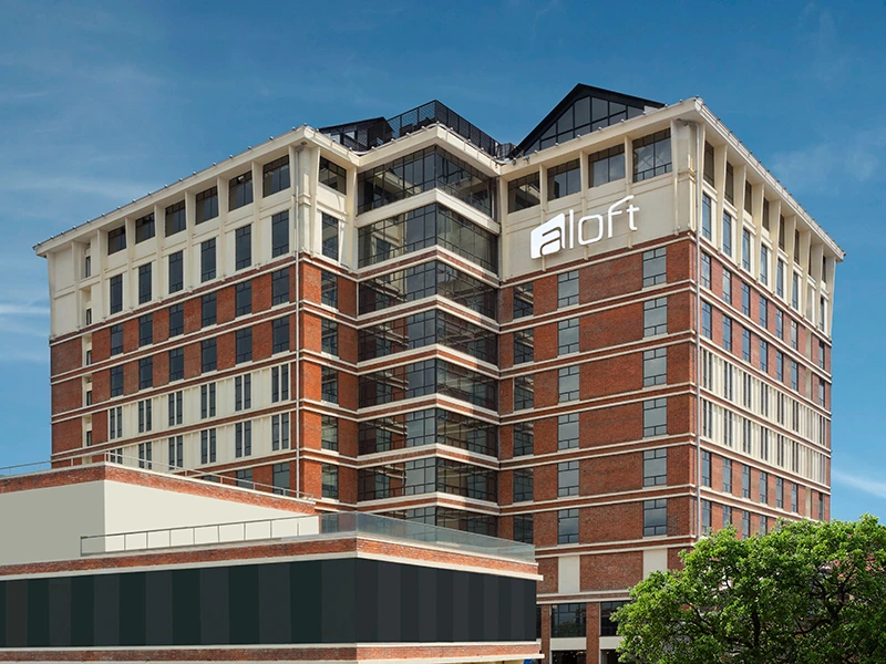 Exterior of Aloft Hotel Kathmandu Thamel